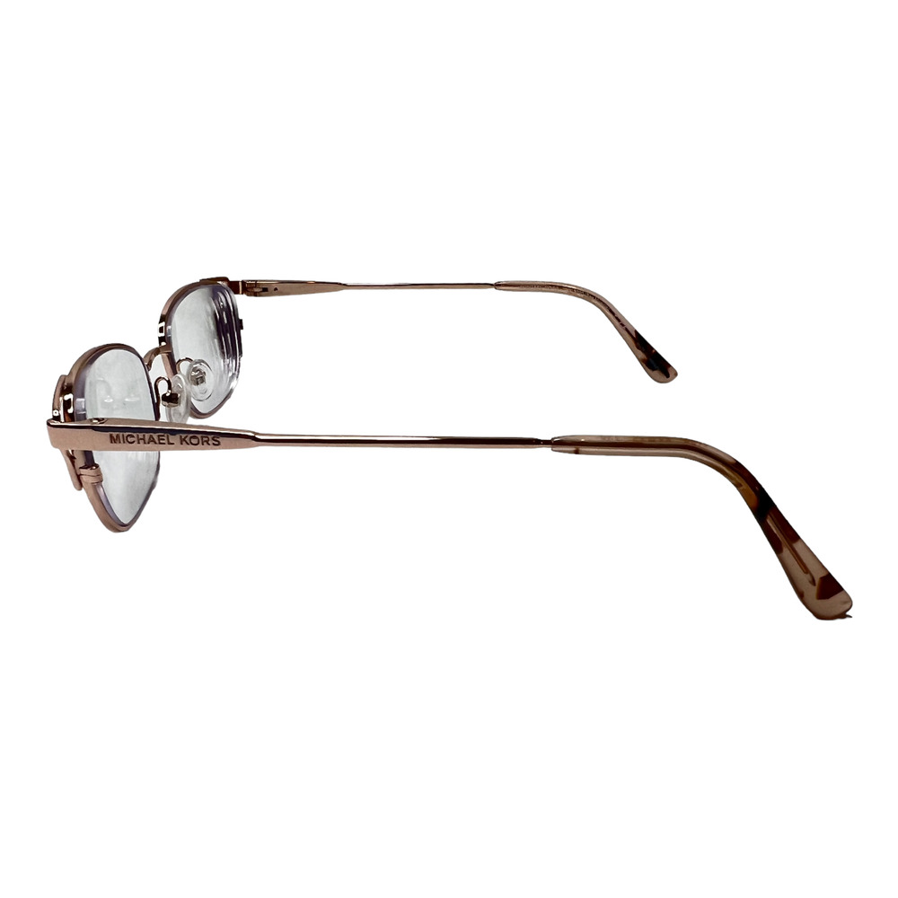 Michael Kors Gold Metal Cat Eye Oval Glasses W Flexible Temples MK3020 51‎ H3558 - Picture 2 of 7